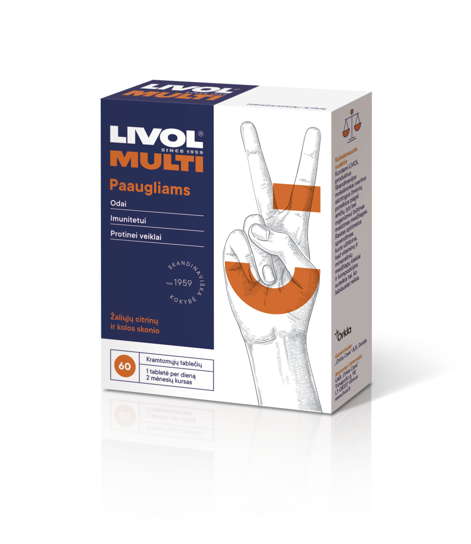 LIVOL MULTI vitaminai paaugliams, 60 tabl.