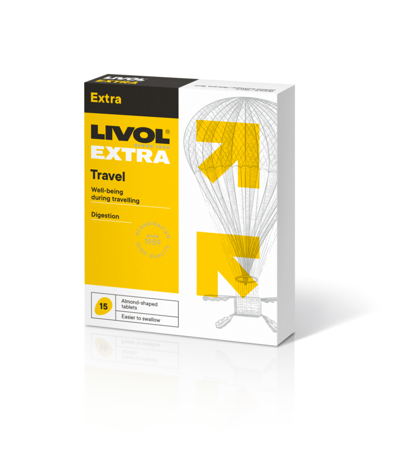 LIVOL EXTRA Travel, 15 tabl.