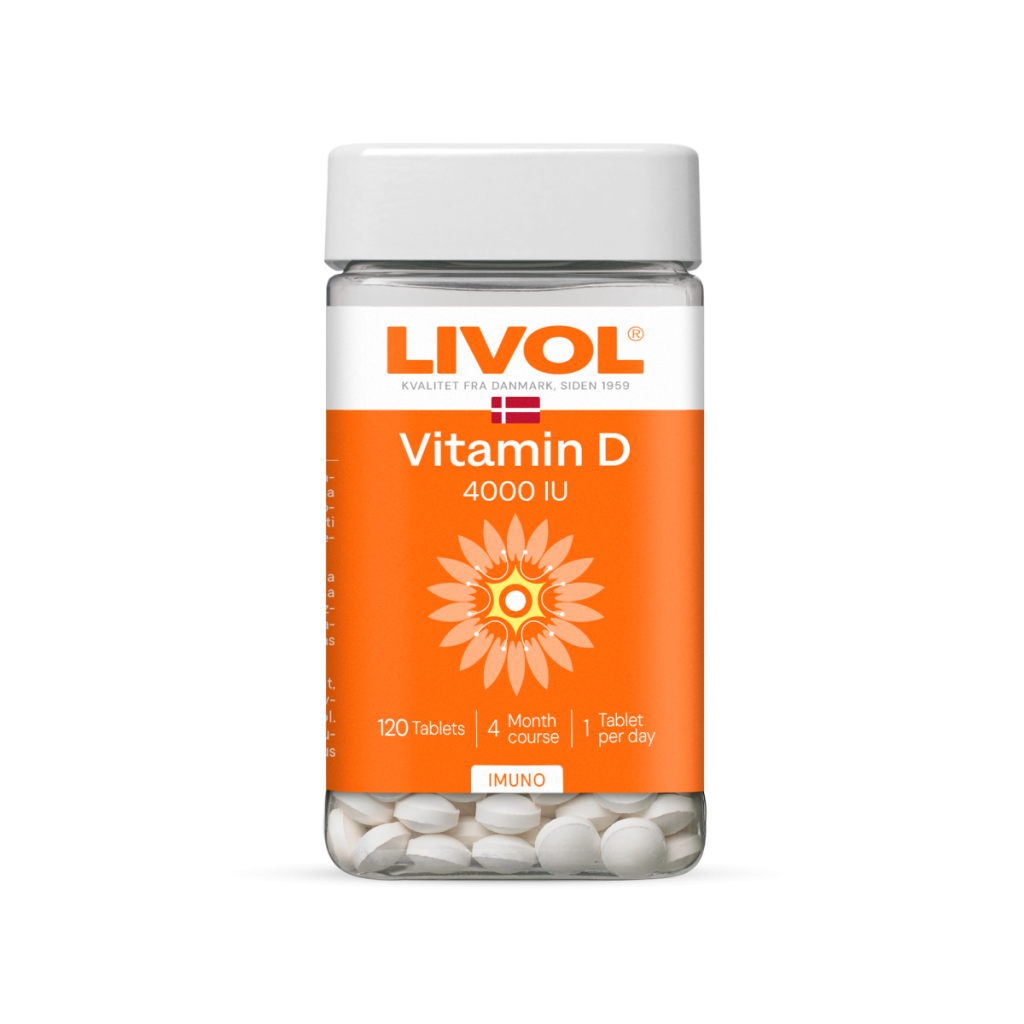 LIVOL Vitaminas D 4000 TV, 120 tabl.