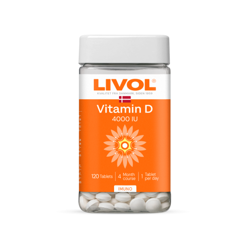 LIVOL Vitaminas D 4000 TV, 120 tabl.