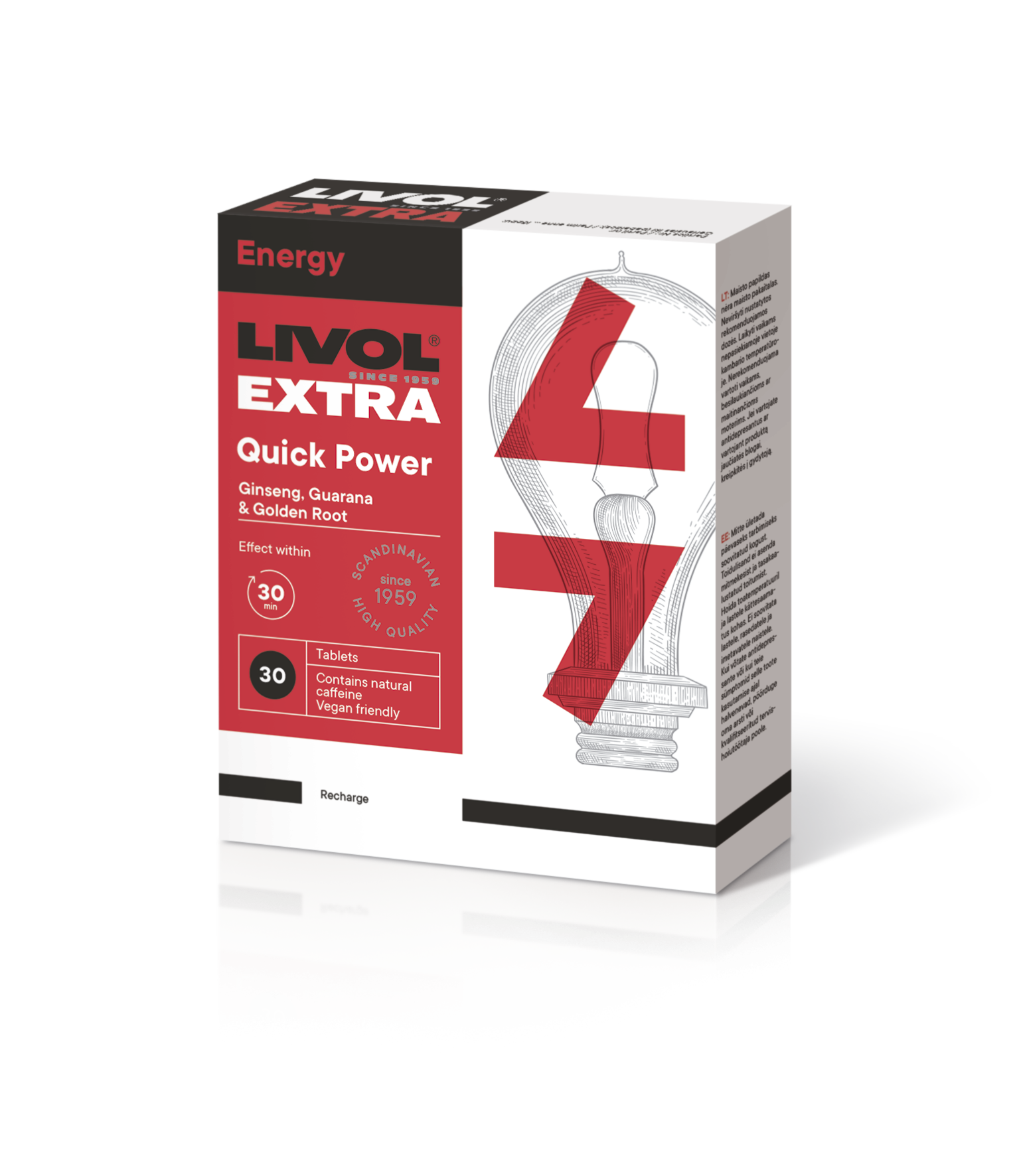 LIVOL EXTRA Quick Power, 30 tabl.