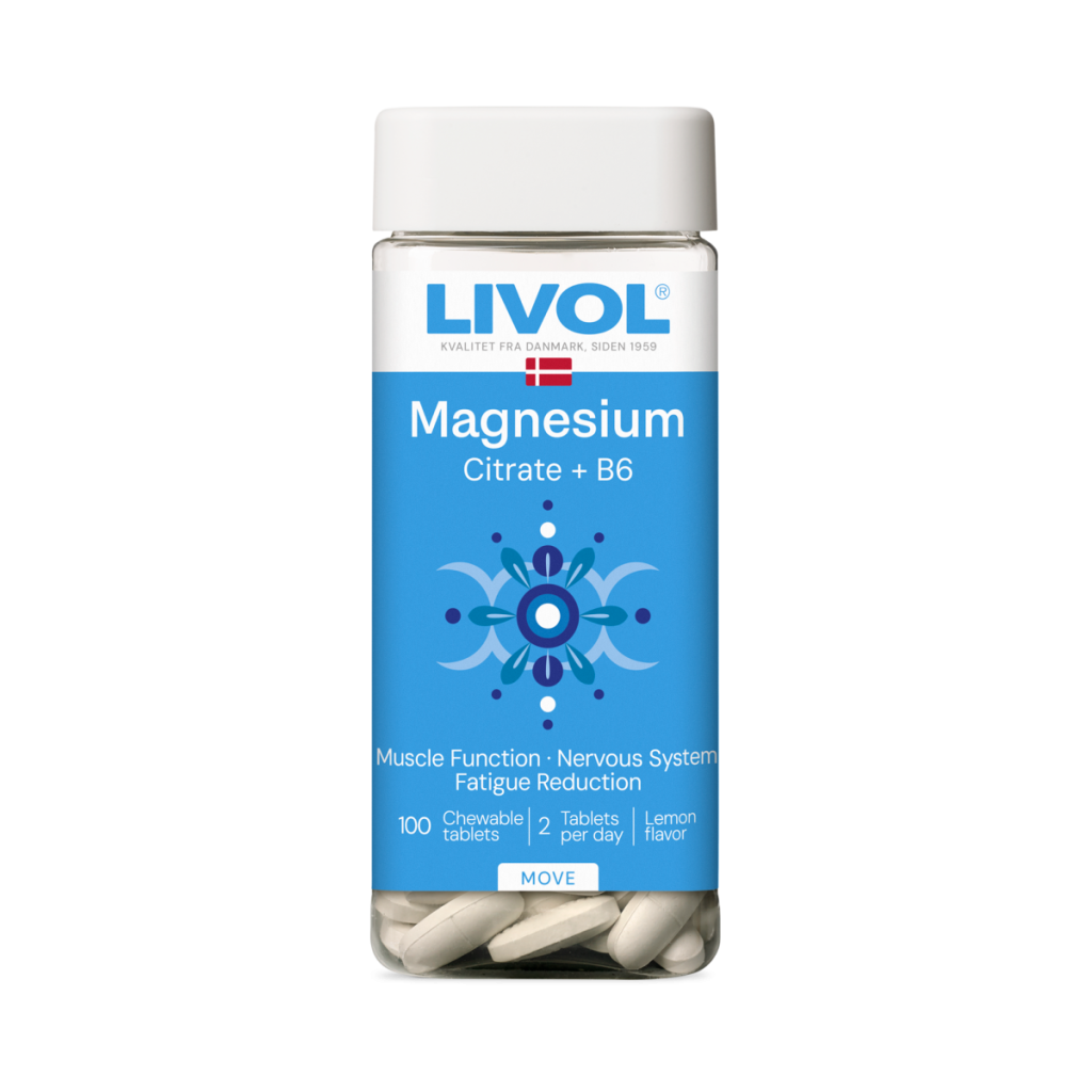 LIVOL Magnio citratas + B6, 100 tabl.