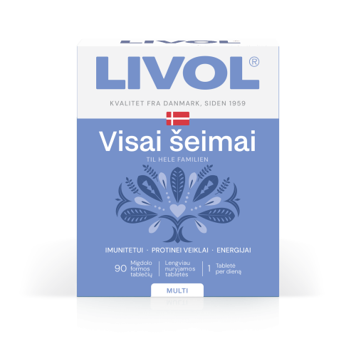 LIVOL MULTI vitaminai visai šeimai, 90 tabl.
