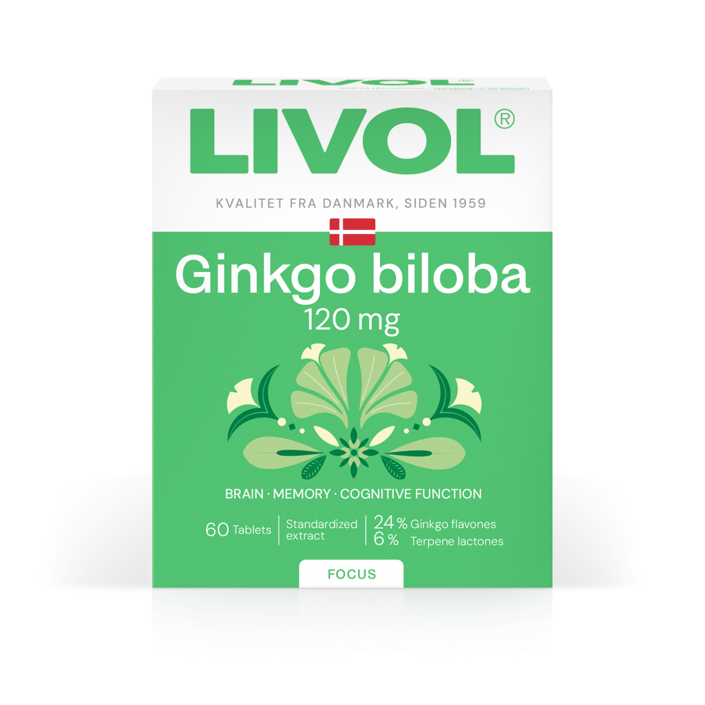 LIVOL Ginkgo biloba 120 mg, 60 tabl.