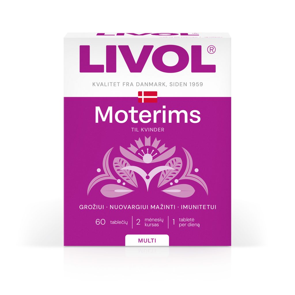 LIVOL MULTI vitaminai moterims, 60 tabl.