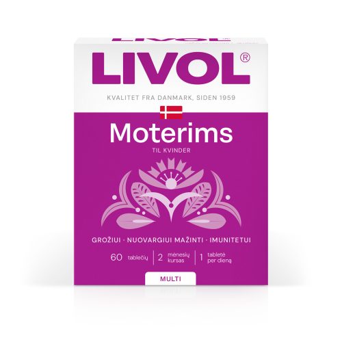 LIVOL MULTI vitaminai moterims, 60 tabl.