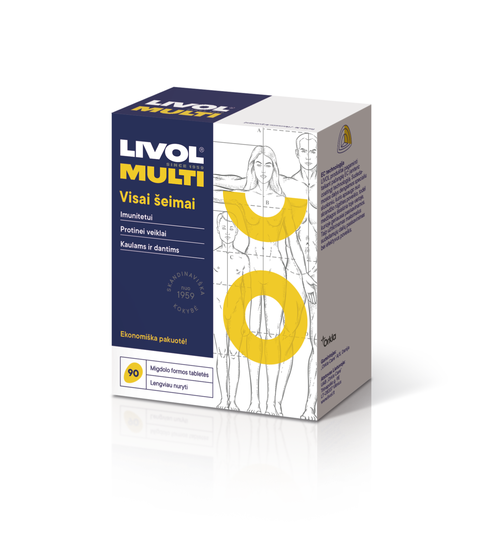 LIVOL MULTI vitaminai visai šeimai, 90 tabl.