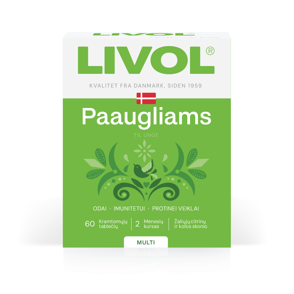 LIVOL MULTI vitaminai paaugliams, 60 tabl.