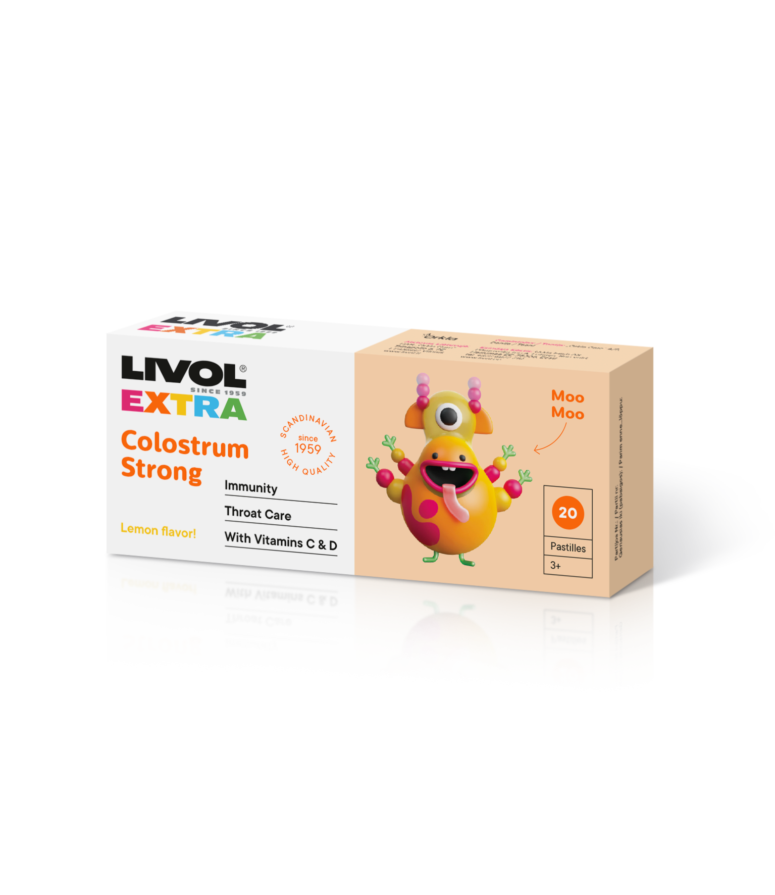 LIVOL EXTRA Colostrum Strong, 20 past.