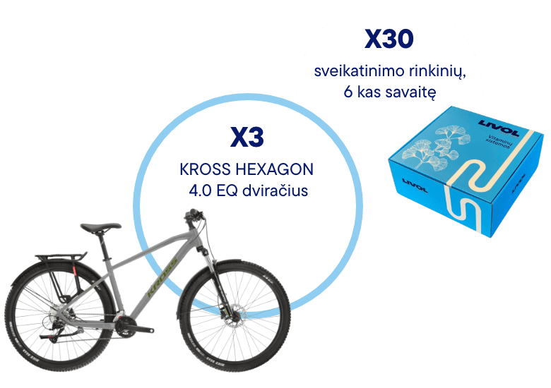 Pirk Livol ir laimėk dviratį