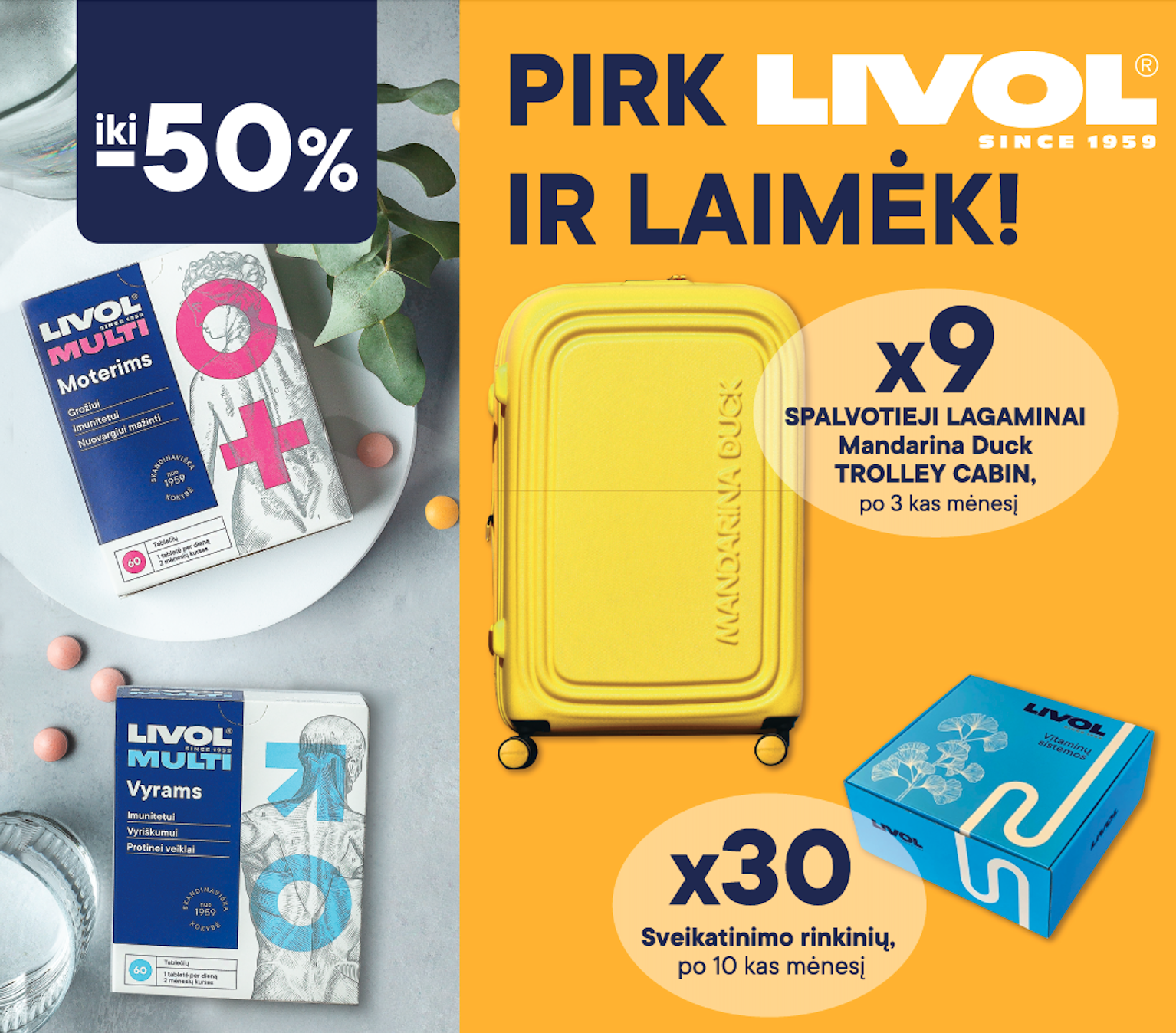PIRK BET KURĮ LIVOL ir LAIMĖK!
