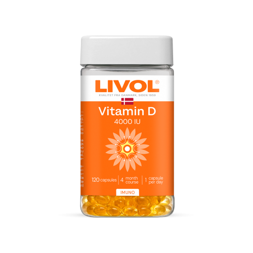 LIVOL Vitaminas D 4000 TV, 120 kaps.